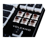 MODECOM Klawiatura Volcano Lanparty Przewodowa Mechaniczna RGB K-MC-LANPARTY-U-RGB-BROWN-PUDD - 1205624 - zdjęcie 6
